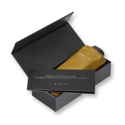 Best Senz Micro Foldable Storm Umbrella golden palm