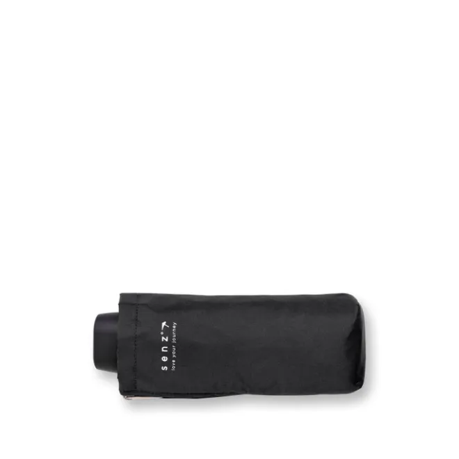 Senz Micro Manual Opvouwbare Stormparaplu pure black