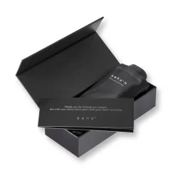 Senz Micro Manual Opvouwbare Stormparaplu pure black