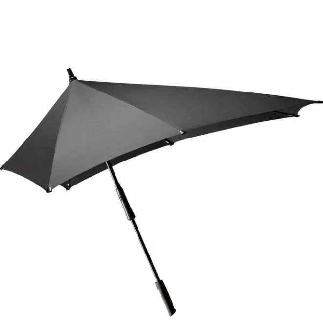 Discount Senz XXL Stick Stormparaplu pure black