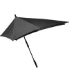 Outlet Senz XXL Stick Stormparaplu pin stripes black