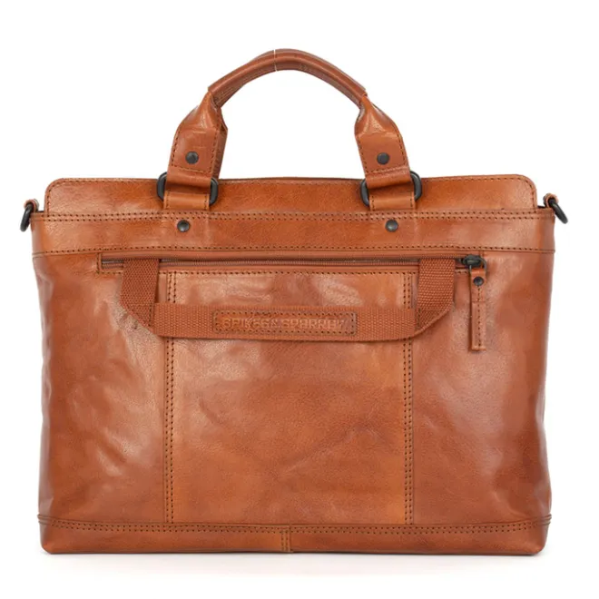 Clearance Spikes & Sparrow Bennie Business Bag brandy