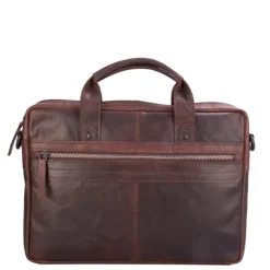 Hot Spikes & Sparrow Briefcase dark brown