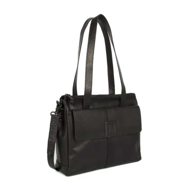 Hot Spikes & Sparrow Durante Laptop Shoulderbag 12" black