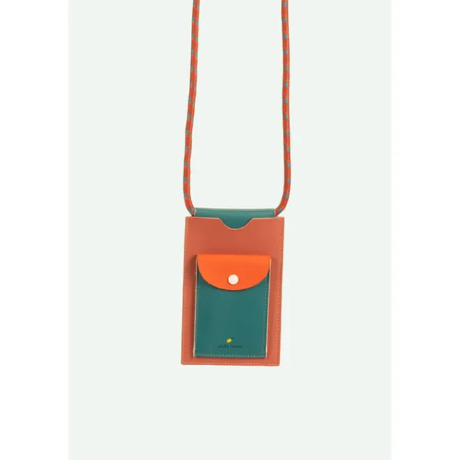 New Sticky Lemon Better Together Phone Pouch athletics track