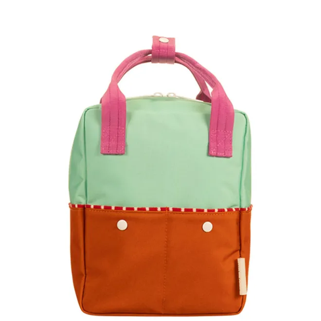 Clearance Sticky Lemon Better Together Colourblocking Backpack Small towel green gravel orange