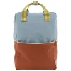 Sale Sticky Lemon Colourblocking Backpack Large blueberry willow brown pear green