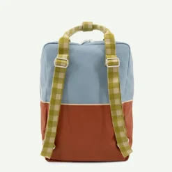 Sale Sticky Lemon Colourblocking Backpack Large blueberry willow brown pear green