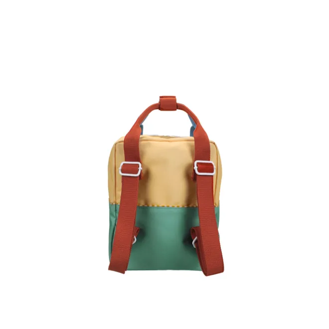 New Sticky Lemon Small Backpack Colourblocking Wonders sandy yellow-aquatic green