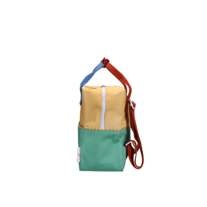 New Sticky Lemon Small Backpack Colourblocking Wonders sandy yellow-aquatic green