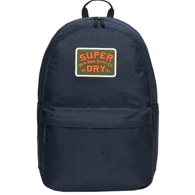 Discount Superdry Montana Patched Backpack navy