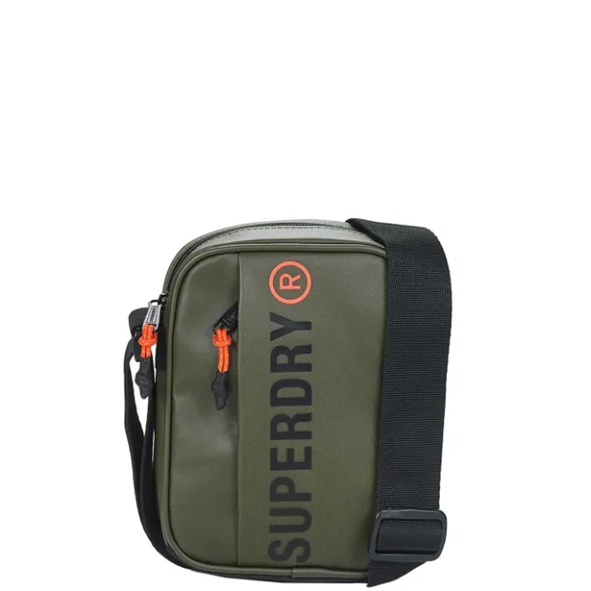 Best Superdry Tarp Cross Body Bag olive green