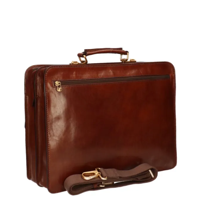 Outlet The Bridge Story Uomo Cartella Briefcase 42cm brown