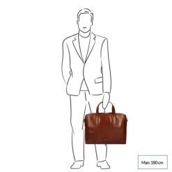 Outlet The Bridge Vespucci Briefcase brown