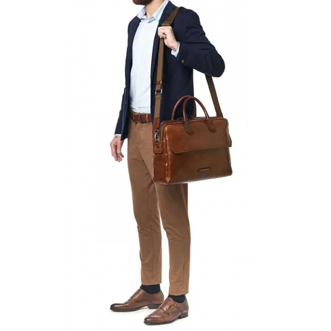 Online The Bridge Williamsburg Briefcase brown/ruthenium