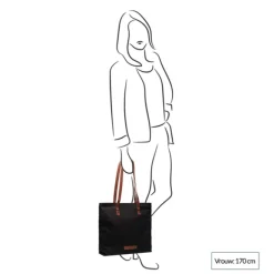 Online The Chesterfield Brand Alicia Washed Canvas Shopper black