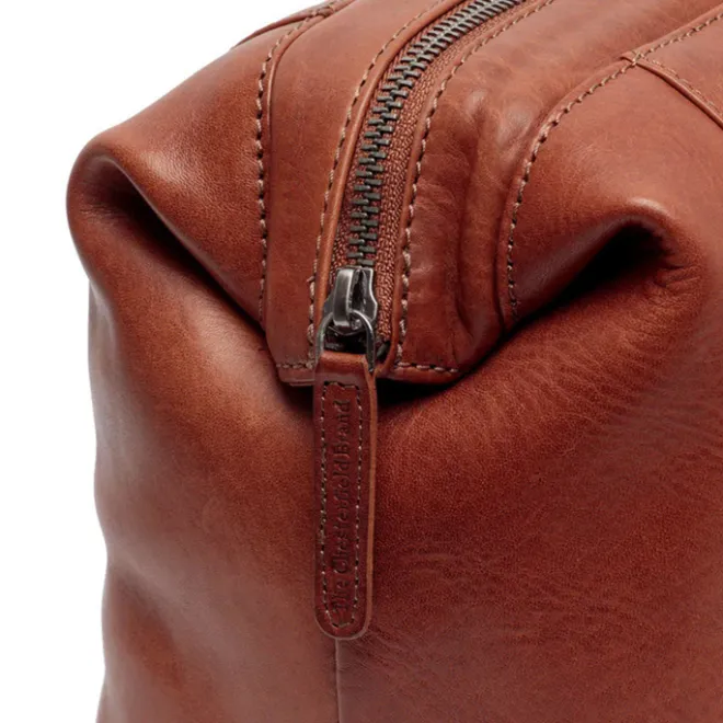 New The Chesterfield Brand Biassa Toilet bag cognac