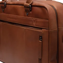 New The Chesterfield Brand Boston Laptoptas cognac