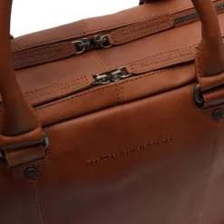 New The Chesterfield Brand Boston Laptoptas cognac