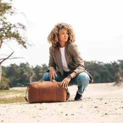 Discount The Chesterfield Brand Conor Travelbag cognac