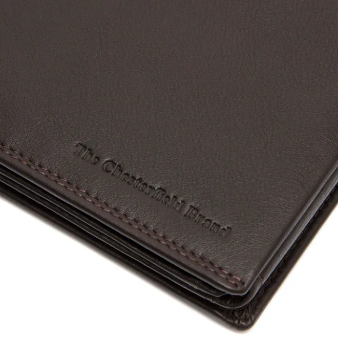 Outlet The Chesterfield Brand Hendrick Billfold Wide brown
