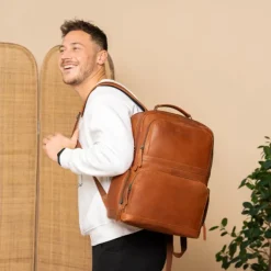 Sale The Chesterfield Brand Lennox Backpack cognac