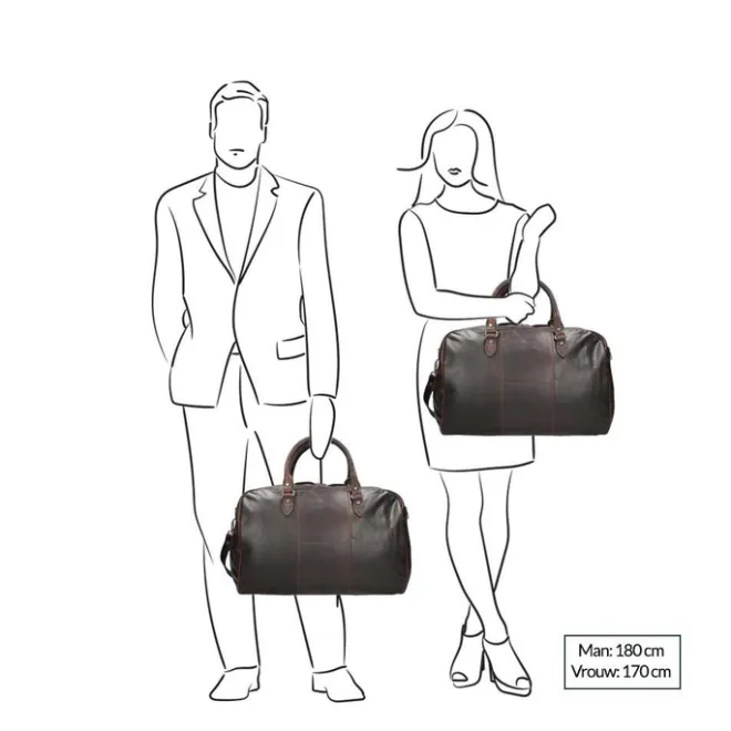 The Chesterfield Brand Liam Travelbag brown