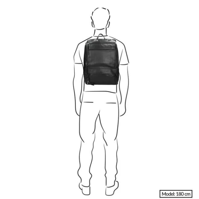 Hot The Chesterfield Brand Rich Laptop Backpack cognac