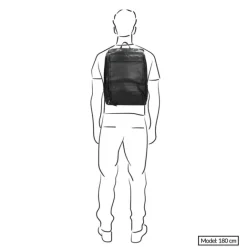 New The Chesterfield Brand Rich Laptop Backpack black