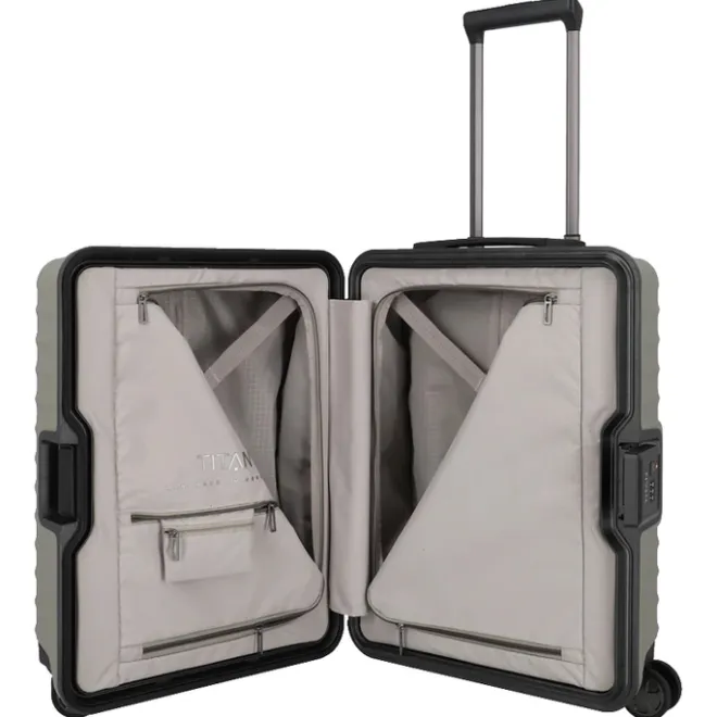 Clearance Titan Litron Frame 4 Wheel Trolley S champagne