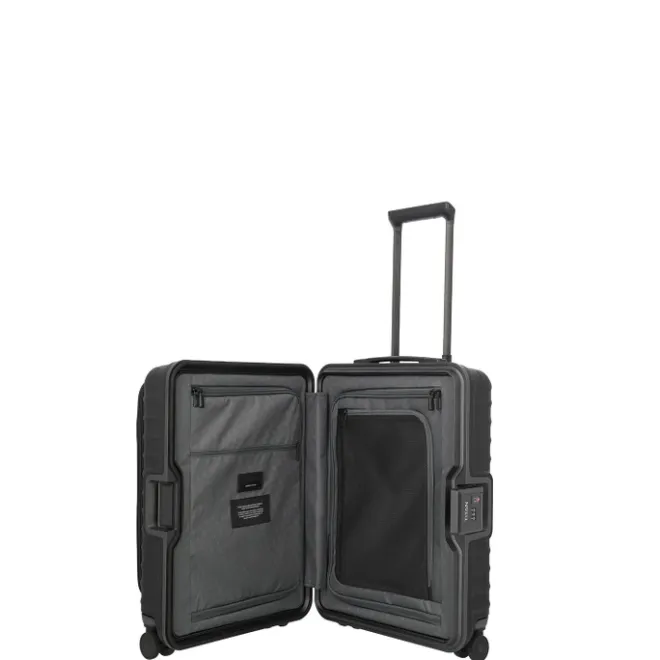 Discount Titan Overseas 4 Wheel Cabin Spinner Frontpocket nightshade black