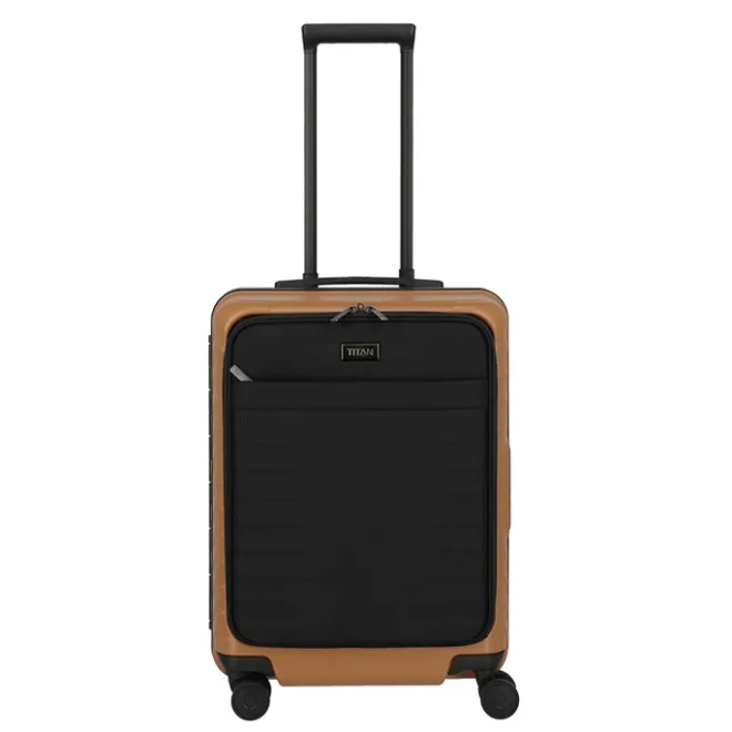 Best Titan Overseas 4 Wheel Cabin Spinner Frontpocket canyon bronze