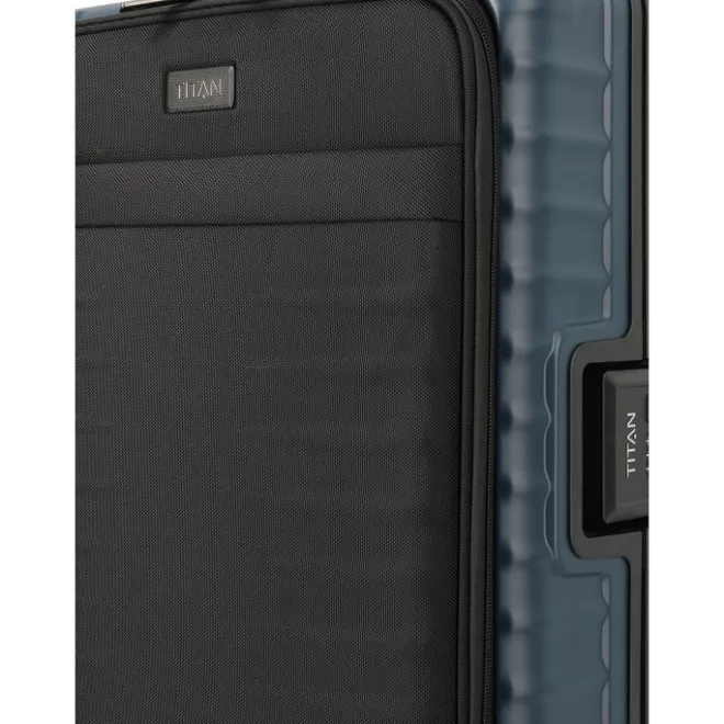 Sale Titan Overseas 4 Wheel Cabin Spinner Frontpocket midnight blue