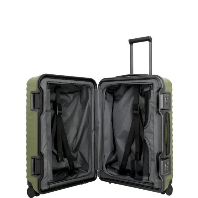 Best Titan Overseas 4 Wheel Trolley M+ forest green