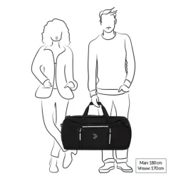 Travelbags The Base Duffle Backpack L black