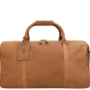 Best Travelbags The Base Leather Weekender cognac