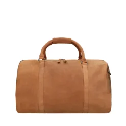 Best Travelbags The Base Leather Weekender cognac