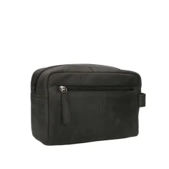 Discount Travelbags The Base Leather Toiletkit black