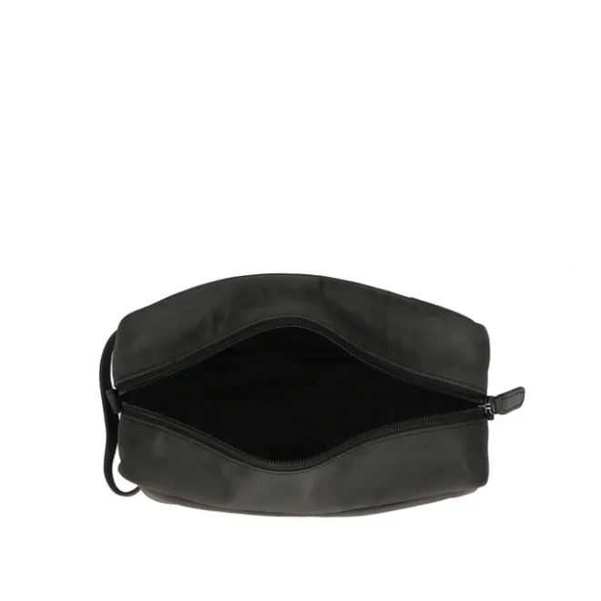 Discount Travelbags The Base Leather Toiletkit black