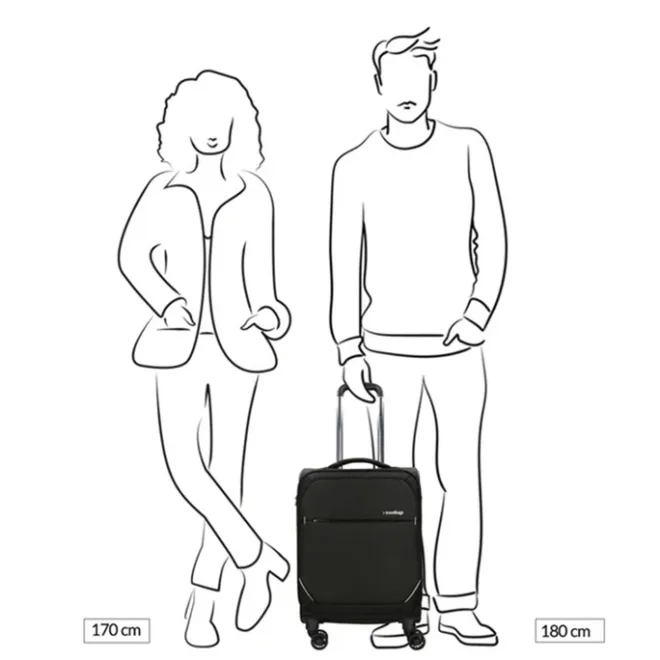 Online Travelbags The Base Soft Trolley S jade