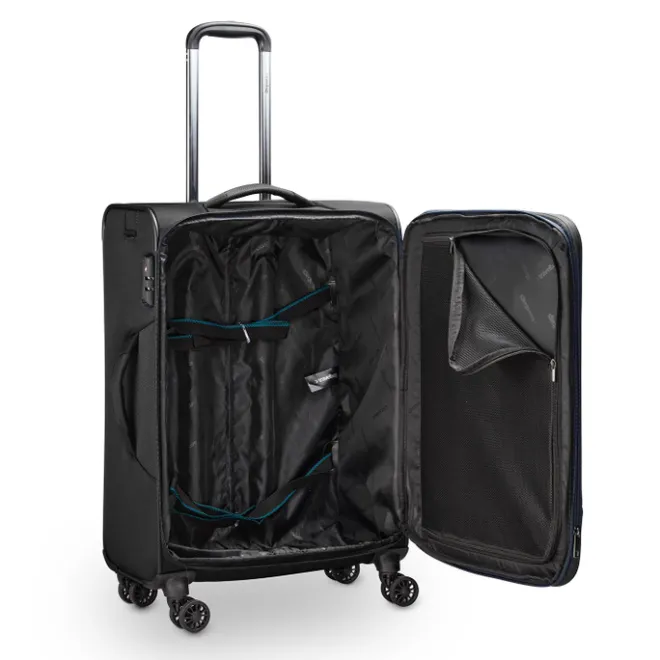 Clearance Travelbags The Base Soft Trolley 68 black