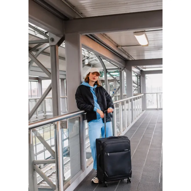 Clearance Travelbags The Base Soft Trolley 68 black