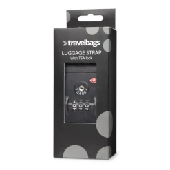 Discount Travelbags Travel Accessories TSA Luggage Strap black