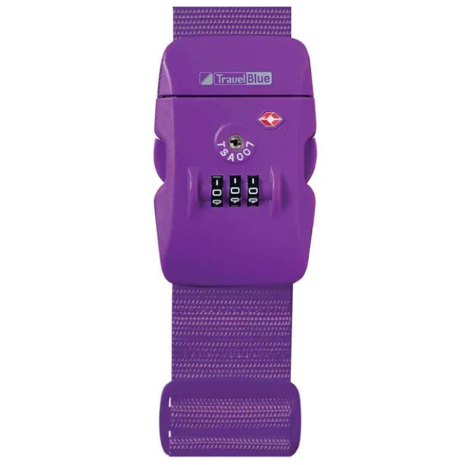Discount TravelBlue TSA Lock Combination Strap purple