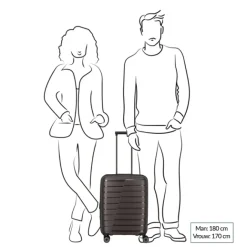Travelite Air Base 4 Wheel Cabin Trolley Expandable anthracite metallic