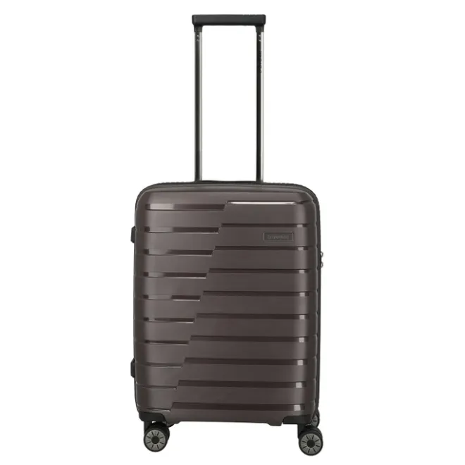 Clearance Travelite Air Base 4 Wheel Cabin Trolley coffee