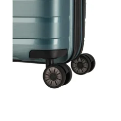 Clearance Travelite Air Base 4 Wheel Cabin Trolley Expandable iceblue metallic