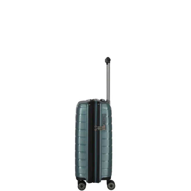 Clearance Travelite Air Base 4 Wheel Cabin Trolley Expandable iceblue metallic