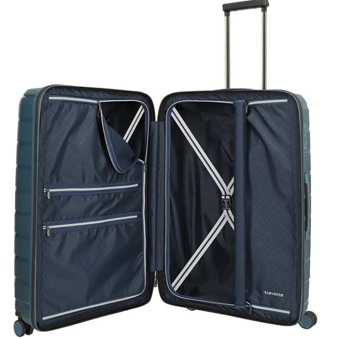 Best Travelite Air Base 4 Wiel Trolley L ice blue