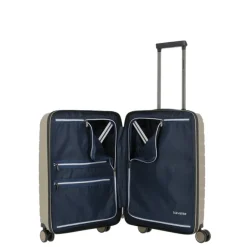 Best Travelite Air Base 4 Wiel Trolley S champagne metallic